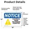 Signmission Electrical Room No Storage Permitted, 18 in W x Rectangle, Vinyl Decal OS-2PACK-NS-D-1218-L-15567 - alternate 2